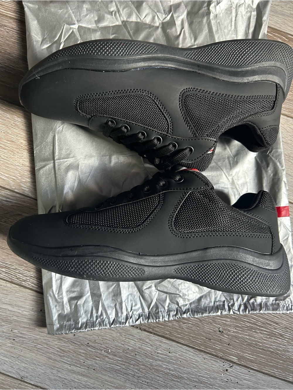 Men's Black Athletic Sneakers - Sleek Everyday Trainer
